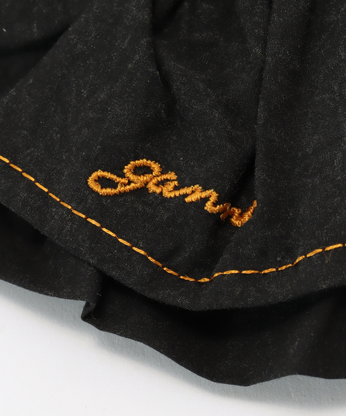 GANNI（ガニー）の「GANNI / ガニー Washed Stretch Cotton Scrunchie（シュシュ・レディース・ブラック・FREE）」の3枚目の写真