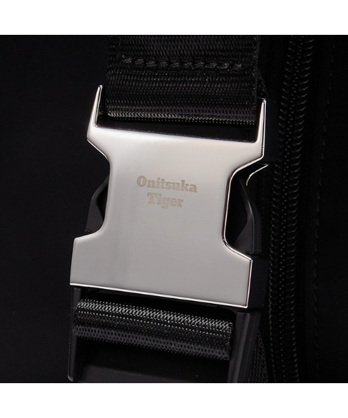 Onitsuka Tiger(オニツカタイガー)の「BACK PACK/ バックパック(ショルダーバッグ・レディース・ブラック/ベージュ・OS)」の10枚目の写真