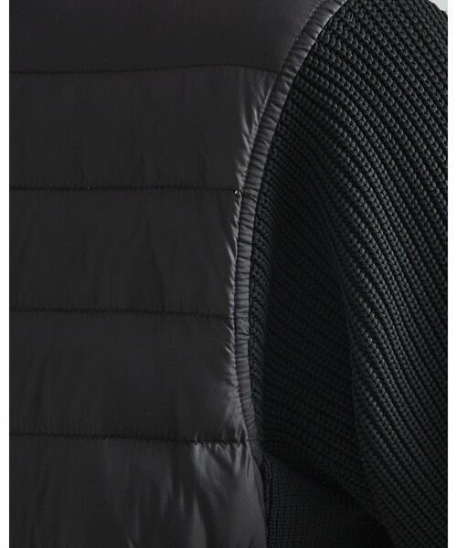 セール】ニットコンビ ダウンフード タフタ ブルゾン（ブルゾン