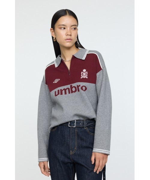 UMBRO HALF ZIP TEAM ニットシャツ（ニット/セーター）｜MOUSSY