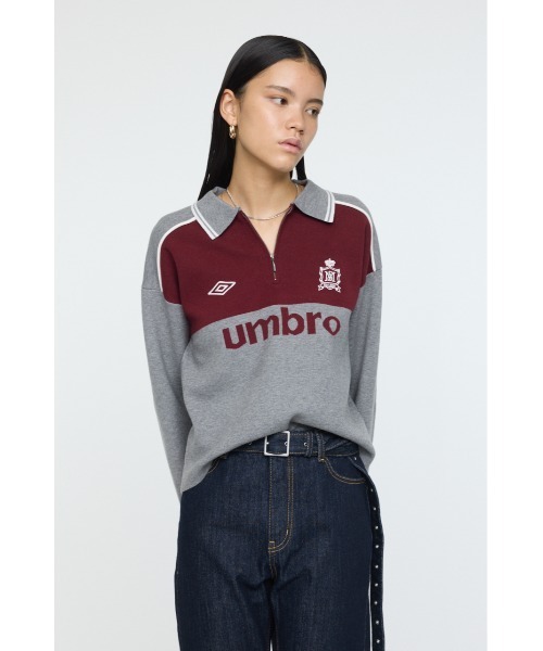 UMBRO HALF ZIP TEAM ニットシャツ（ニット/セーター）｜MOUSSY