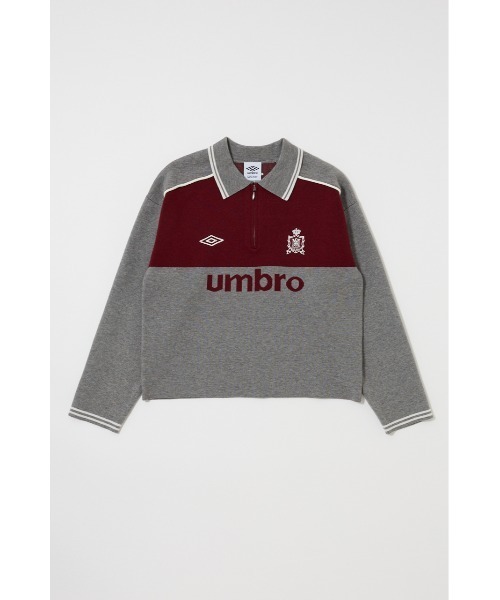 UMBRO HALF ZIP TEAM ニットシャツ（ニット/セーター）｜MOUSSY