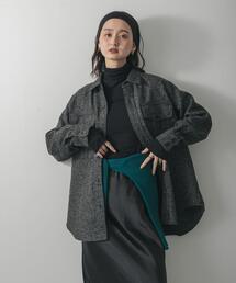 SENSE OF PLACE by URBAN RESEARCH | ウールライクオーバーシャツ(シャツ/ブラウス)