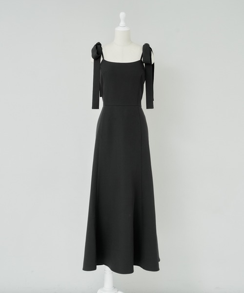 one after another NICE CLAUP(ワンアフターアナザーナイスクラップ)の「新色追加【WEB限定商品】マイナス5キロ見え/バックレースアップキャミワンピース(ワンピース・レディース・ブラウン系その他/ブラック系その他/ブラック・LARGE/MEDIUM)」の22枚目の写真