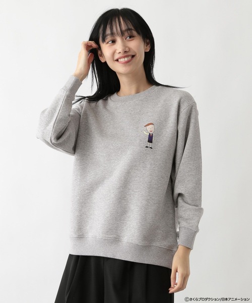 FOUND GOOD（ファウンドグッド）の「ちびまる子ちゃん 裏毛プリントプルオーバー/31025213（その他トップス・レディース・ホワイト系7/グレー系6/グレー系8/アイボリー/グレー系5/グレー系9・L/S/M）」の3枚目の写真