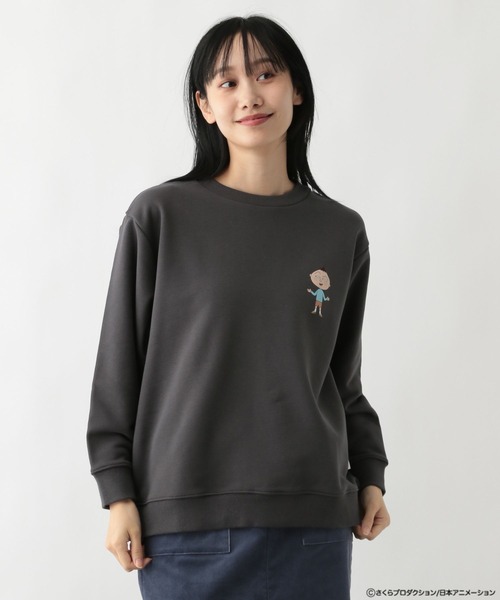 FOUND GOOD（ファウンドグッド）の「ちびまる子ちゃん 裏毛プリントプルオーバー/31025213（その他トップス・レディース・ホワイト系7/グレー系6/グレー系8/アイボリー/グレー系5/グレー系9・L/S/M）」の5枚目の写真