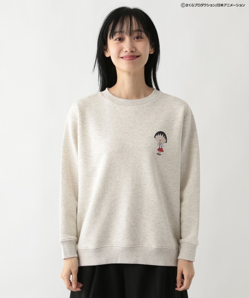 FOUND GOOD（ファウンドグッド）の「ちびまる子ちゃん 裏毛プリントプルオーバー/31025213（その他トップス・レディース・ホワイト系7/グレー系6/グレー系8/アイボリー/グレー系5/グレー系9・L/S/M）」の19枚目の写真