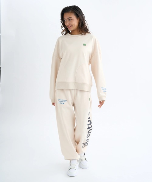 BILLABONG(ビラボン)の「BILLABONG レディース ADIV SWEAT JOGGER PA セットアップボトムス 【2025年秋冬モデル】 @autumn/ビラボン防風・撥水スウェットパンツ(SET UP・セットアップ可能アイテム・空港コーデ)(スウェットパンツ・レディース・アイボリー/ブラック系その他・MEDIUM/LARGE)」の13枚目の写真
