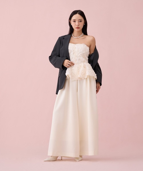 最終お値下げ★レースベアオールインワン レースベアオールインワン（つなぎ/オールインワン）｜EIMY ISTOIRE