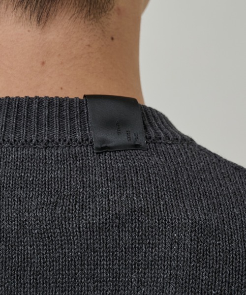 N.HOOLYWOOD（N.ハリウッド）の「【N.HOOLYWOOD/エヌハリウッド】別注 LIGHT KNIT PO（ニット/セーター・メンズ・ブルー/ブラック/ダークグレー・36/38/40）」の7枚目の写真