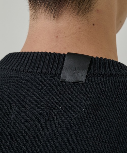 N.HOOLYWOOD（N.ハリウッド）の「【N.HOOLYWOOD/エヌハリウッド】別注 LIGHT KNIT PO（ニット/セーター・メンズ・ブルー/ブラック/ダークグレー・36/38/40）」の13枚目の写真