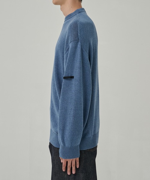 N.HOOLYWOOD（N.ハリウッド）の「【N.HOOLYWOOD/エヌハリウッド】別注 LIGHT KNIT PO（ニット/セーター・メンズ・ブルー/ブラック/ダークグレー・36/38/40）」の11枚目の写真