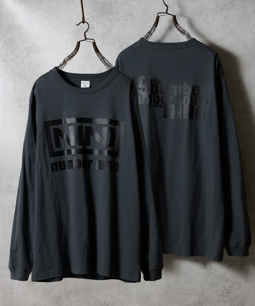 N(N) number nine PRINTED CLASSIC L/S T-SHIRT / エヌエヌ