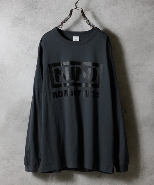 N(N) number nine PRINTED CLASSIC L/S T-SHIRT / エヌエヌ