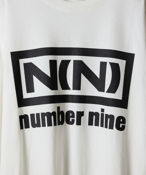N(N) number nine PRINTED CLASSIC L/S T-SHIRT / エヌエヌ