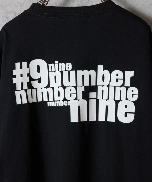 N(N) number nine PRINTED CLASSIC L/S T-SHIRT / エヌエヌ