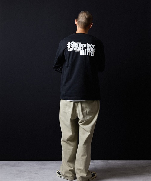 N(N) number nine PRINTED CLASSIC L/S T-SHIRT / エヌエヌ