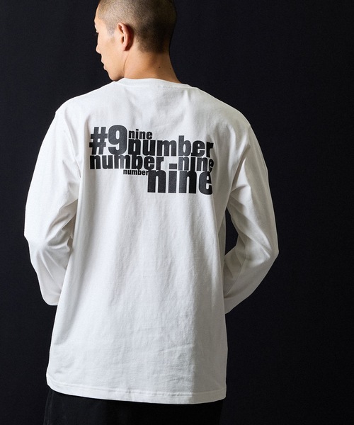 N(N) number nine PRINTED CLASSIC L/S T-SHIRT / エヌエヌ