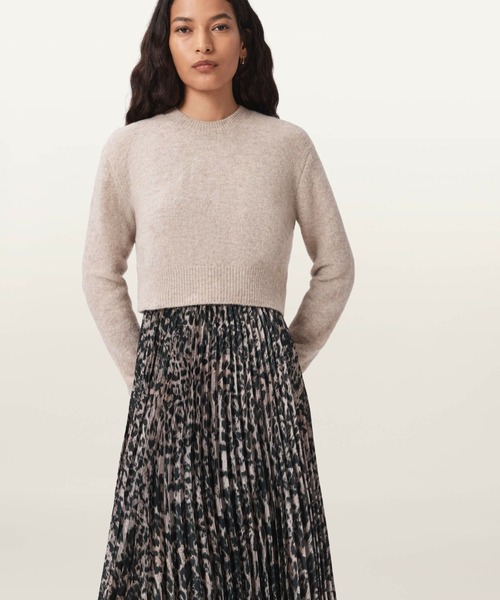 ALLSAINTS(オールセインツ)の「ALLSAINTS EVIA DRESS(ワンピース・レディース・ブラウン系その他・X-SMALL/SMALL/MEDIUM)」の2枚目の写真