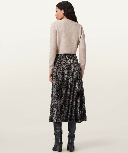 ALLSAINTS(オールセインツ)の「ALLSAINTS EVIA DRESS(ワンピース・レディース・ブラウン系その他・X-SMALL/SMALL/MEDIUM)」の4枚目の写真