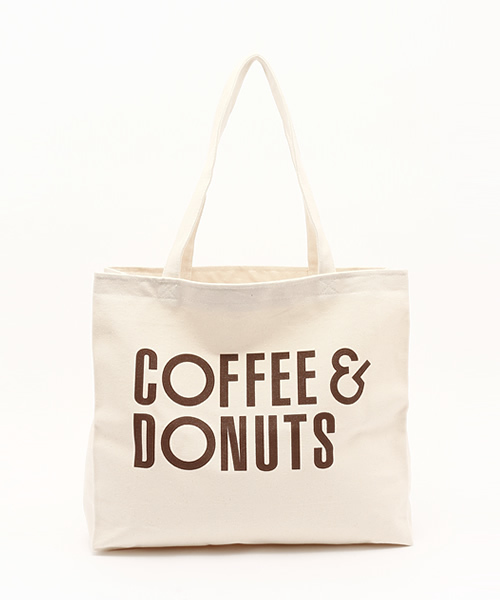 MYE-DO'（マイ・ドゥ）の「トート バッグ ”COFFEE & DONUTS”（トートバッグ・メンズ・ブラック/ブラウン・FREE）」の2枚目の写真