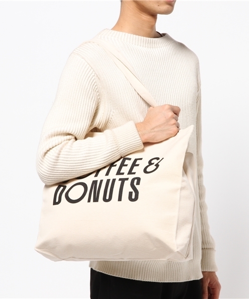 Re Youth(リユース)の「トート バッグ ”COFFEE & DONUTS”(トートバッグ・メンズ・ブラック/ブラウン・FREE)」の11枚目の写真