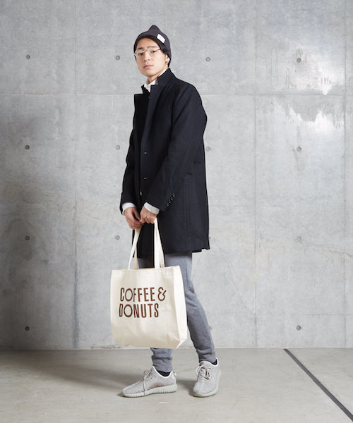 Re Youth(リユース)の「トート バッグ ”COFFEE & DONUTS”(トートバッグ・メンズ・ブラック/ブラウン・FREE)」の9枚目の写真