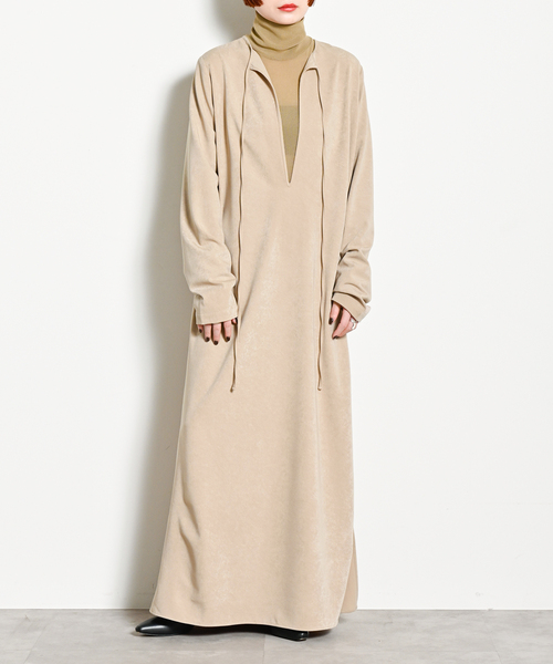 タイムセール♥CITYSHOP✨ベルベットカフタンドレス VELVET LEAN KAFTAN DRESS：ワンピース（ワンピース）｜CITYSHOP