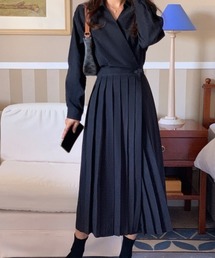 YUGA_YGMC  Pleated long dress