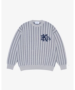 KEBOZ ニット KEBOZ/ケボズ EFG STRIPE KNIT CREWNECK（ニット/セーター）｜KEBOZ