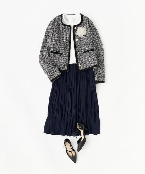 OPAQUE.CLIP（オペークドットクリップ）の「オーガンジーフラワーコサージュ（ブローチ/コサージュ・レディース・ベージュ・00）」の3枚目の写真