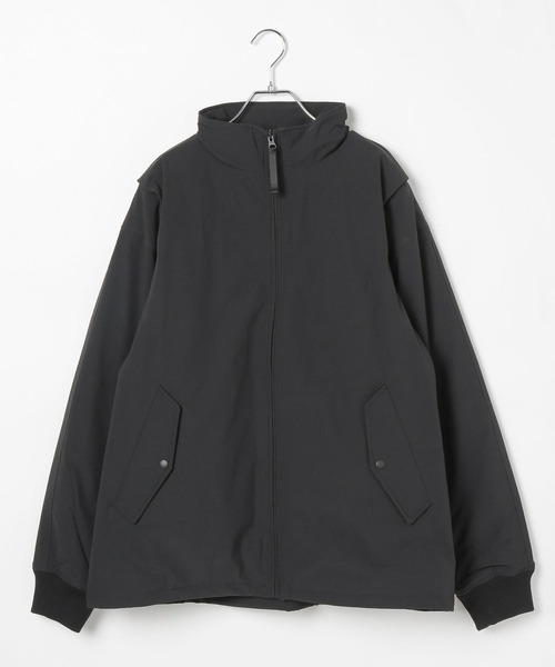 BAYFLOW（ベイフロー）の「［ベストとしても着用可］2WAY中綿ブルゾン【撥水】/アタッチメント（ブルゾン・メンズ・ブラウン/ブラック・LARGE/MEDIUM）」の2枚目の写真