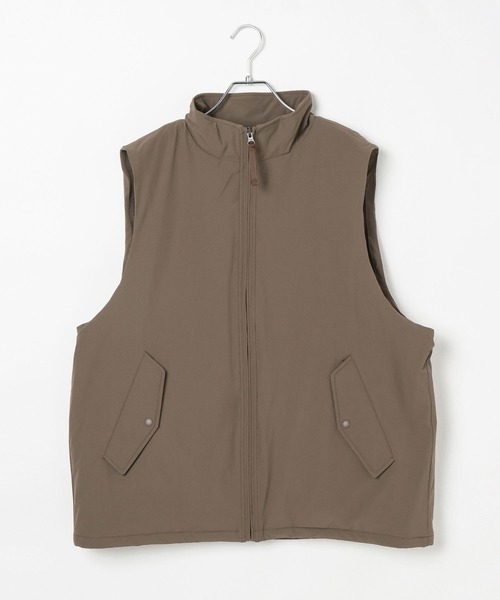 BAYFLOW（ベイフロー）の「［ベストとしても着用可］2WAY中綿ブルゾン【撥水】/アタッチメント（ブルゾン・メンズ・ブラウン/ブラック・LARGE/MEDIUM）」の5枚目の写真