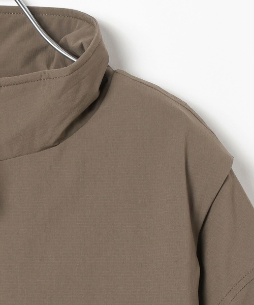 BAYFLOW（ベイフロー）の「［ベストとしても着用可］2WAY中綿ブルゾン【撥水】/アタッチメント（ブルゾン・メンズ・ブラウン/ブラック・LARGE/MEDIUM）」の7枚目の写真