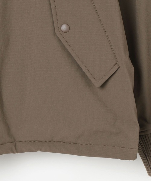 BAYFLOW（ベイフロー）の「［ベストとしても着用可］2WAY中綿ブルゾン【撥水】/アタッチメント（ブルゾン・メンズ・ブラウン/ブラック・LARGE/MEDIUM）」の9枚目の写真