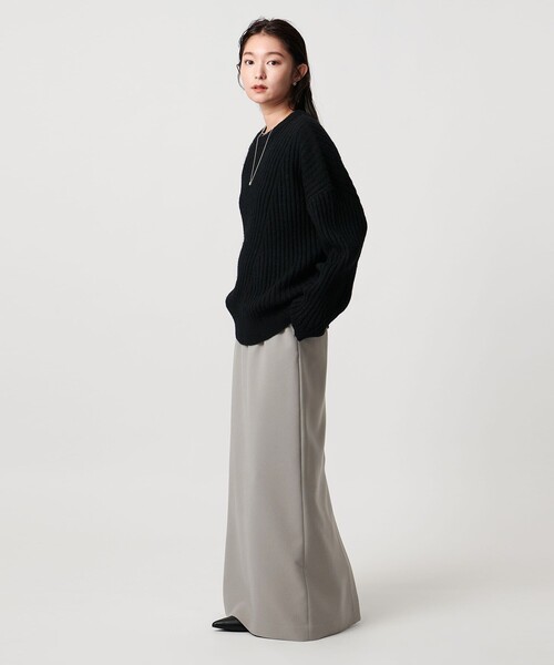 MARW UNITED ARROWS（マルゥ ユナイテッドアローズ）の「＜MARW UNITED ARROWS＞ベーシック スリット タイトスカート（スカート・レディース・ブラック/モカ・34/36/38）」の8枚目の写真