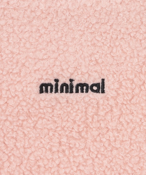 minimal（ミニマル）の「ボアプルオーバー（スウェット・キッズ・オフホワイト/パープル/チャコール/ピンク・130cm/140cm/120cm/100cm/110cm/90cm）」の7枚目の写真