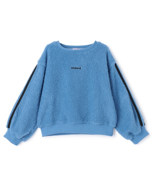 minimal（ミニマル）の「ボアプルオーバー（スウェット・キッズ・オフホワイト/パープル/チャコール/ピンク・130cm/140cm/120cm/100cm/110cm/90cm）」の14枚目の写真