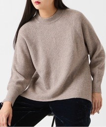 R-ISM（リズム）の「【カシミヤ30％】編地変化ニットプルオーバー（ニット/セーター）」