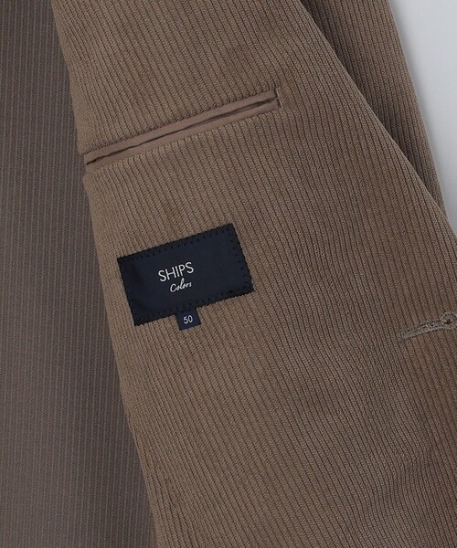 SHIPS Colors(シップス カラーズ)の「SHIPS Colors:〈手洗い可能〉コーデュロイ ジャケット(セットアップ対応可能)(テーラードジャケット・メンズ・ベージュ/ネイビー/ダークグレー・44/46/48/50/52)」の18枚目の写真