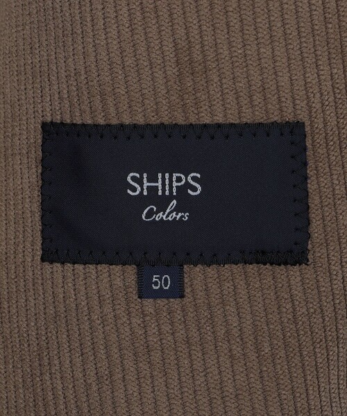SHIPS Colors(シップス カラーズ)の「SHIPS Colors:〈手洗い可能〉コーデュロイ ジャケット(セットアップ対応可能)(テーラードジャケット・メンズ・ベージュ/ネイビー/ダークグレー・44/46/48/50/52)」の20枚目の写真