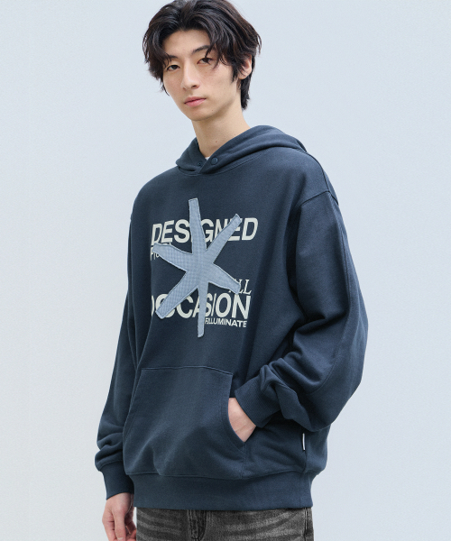 F.ILLUMINATE（フィルミネイト）の「DFAO アプリケフードパーカー-ネイビー（パーカー・レディース・その他・SMALL/MEDIUM/LARGE）」の3枚目の写真