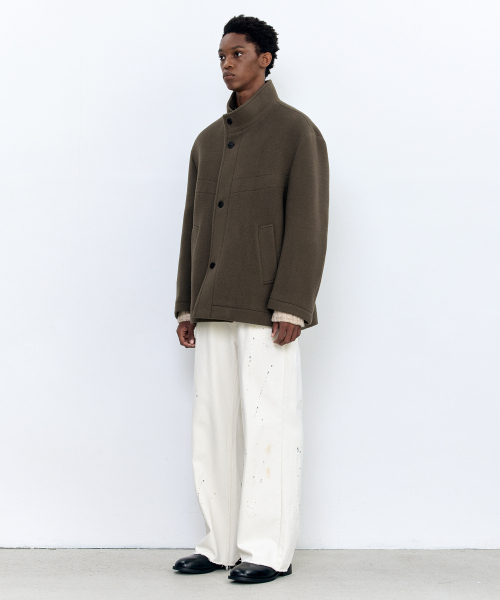 INSILENCE(インサイロンス)の「ジブリングウールハーフコート ブラウン(チェスターコート・レディース・その他・SMALL/MEDIUM/LARGE)」の3枚目の写真
