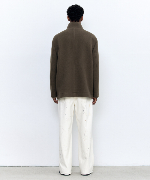 INSILENCE(インサイロンス)の「ジブリングウールハーフコート ブラウン(チェスターコート・レディース・その他・SMALL/MEDIUM/LARGE)」の4枚目の写真