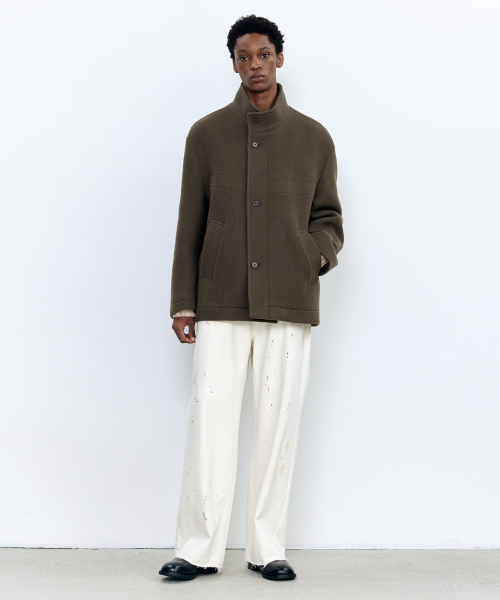 INSILENCE(インサイロンス)の「ジブリングウールハーフコート ブラウン(チェスターコート・レディース・その他・SMALL/MEDIUM/LARGE)」の5枚目の写真