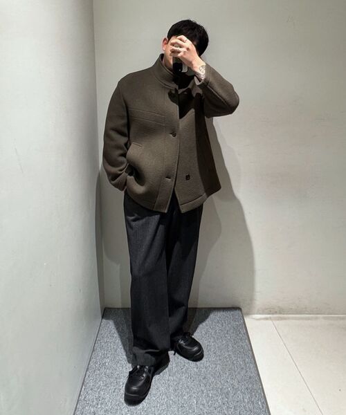 INSILENCE(インサイロンス)の「ジブリングウールハーフコート ブラウン(チェスターコート・レディース・その他・SMALL/MEDIUM/LARGE)」の9枚目の写真