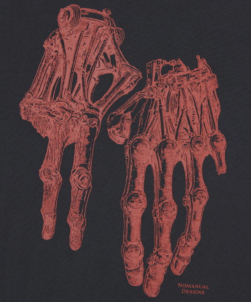 NOMANUAL（NOMANUAL）の「ROBOTIC HAND NM T-SHIRT - WASHED BLACK（Tシャツ/カットソー・レディース・その他・SMALL/MEDIUM/LARGE/X-LARGE）」の7枚目の写真