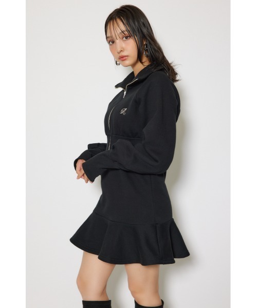 rienda（リエンダ）の「ティアードペプラムワンピース 秋服 冬服（ワンピース・レディース・ホワイト/ピンク/ブラック・FREE）」の17枚目の写真