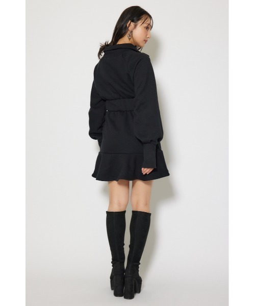 rienda（リエンダ）の「ティアードペプラムワンピース 秋服 冬服（ワンピース・レディース・ホワイト/ピンク/ブラック・FREE）」の19枚目の写真