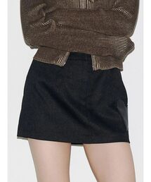 EMODA | ハートパッチボックスミニスカート(スカート)